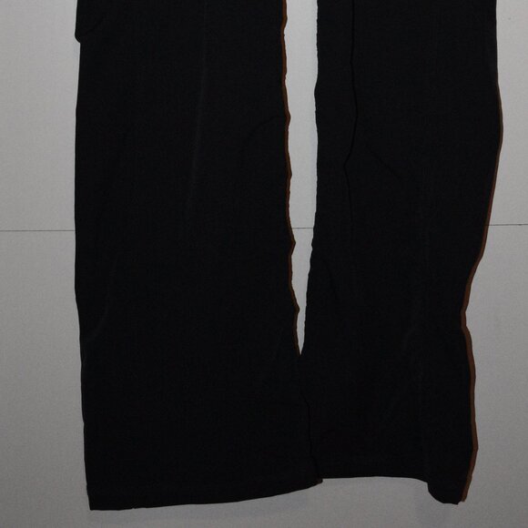 Women's Kirkland Black Woven Pants, Size Medium Short - Picture 3 of 4